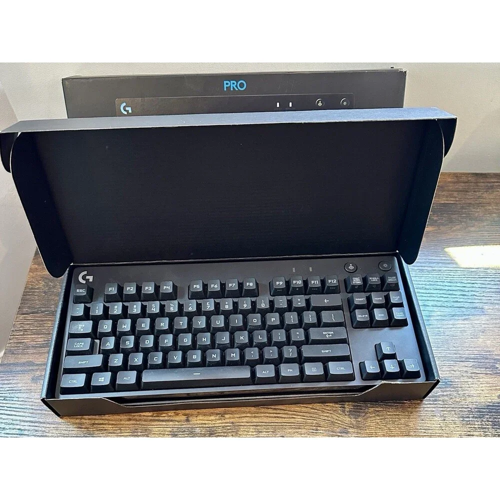 Logitech G PRO Mechanical Gaming Keyboard Portable Tenkeyless RGB Backlit Keys